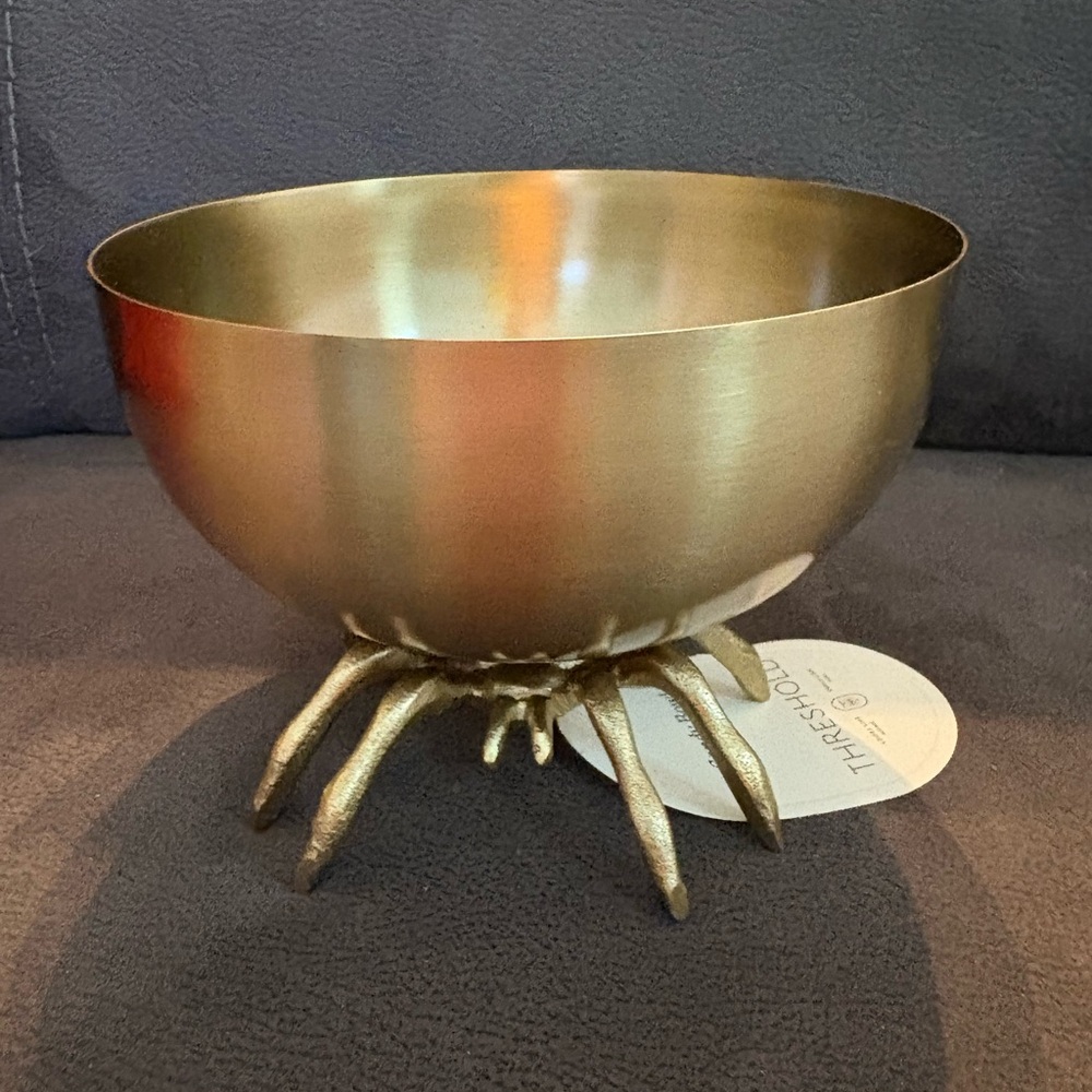 Threshold Brass Finish Spider Candy Bowl